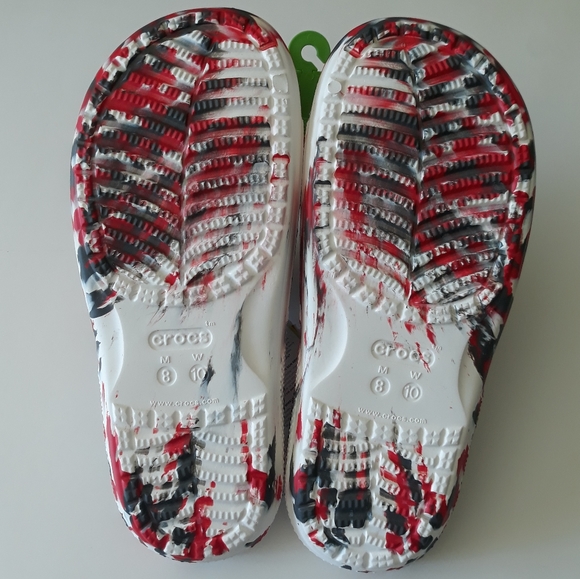 (New) Crocs Slides and Coca Cola Jibbitz Set (W10/M8) - Picture 3 of 5